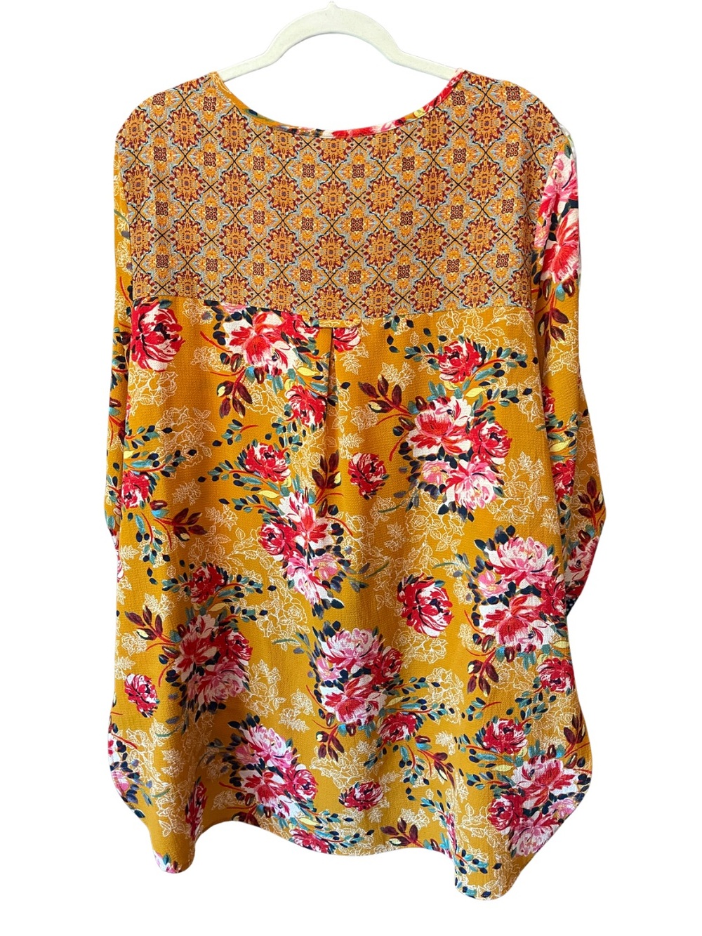 Anthropologie Fig & Flower Floral Tunic — Women’s 3X - Picture 2 of 6